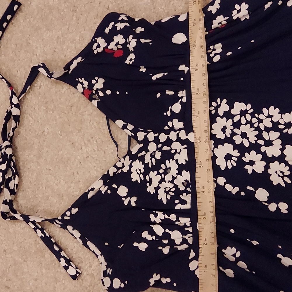 Express Graphic Halter Maxi Dress, Small - Picture 16 of 16